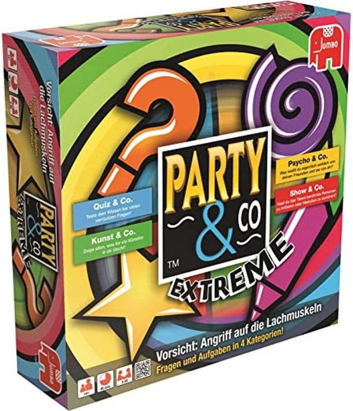 Jumbo - Party & Co. Extreme 3.0 Multi-Trial-Brettspiel, von 3 bis 20 Spielern, ab 14 Jahren, Spiel a
