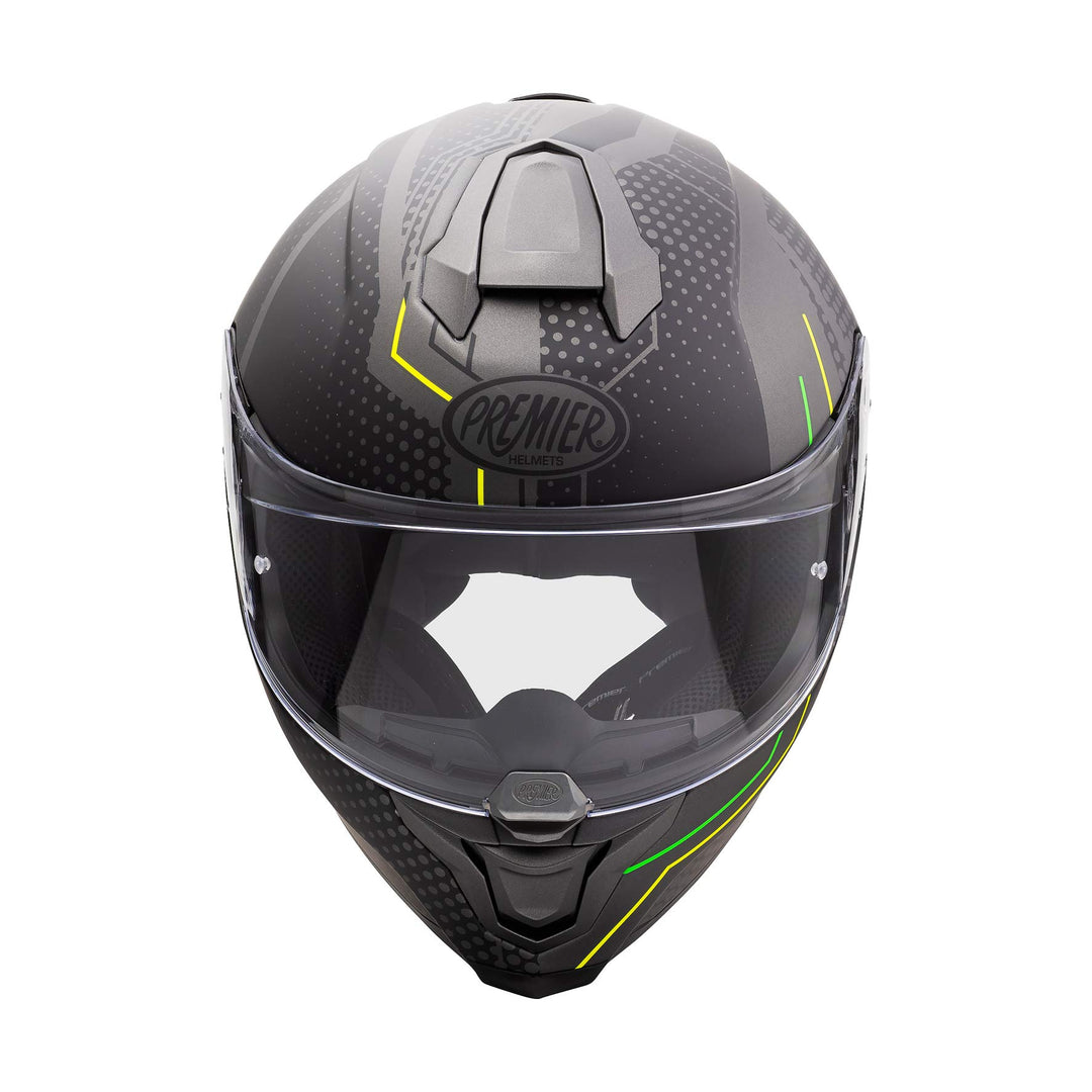 Premier Unisex Hyper Bp6 Bm Helmet XL (61) SCHWARZ / GELB / GRÜN, XL (61) SCHWARZ / GELB / GRÜN