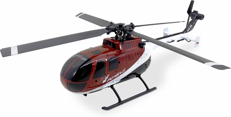 Amewi 25320 AFX-105 X 4-Kanal Helikopter 6G 2,4GHz RTF, Rot-weiss-schwarz