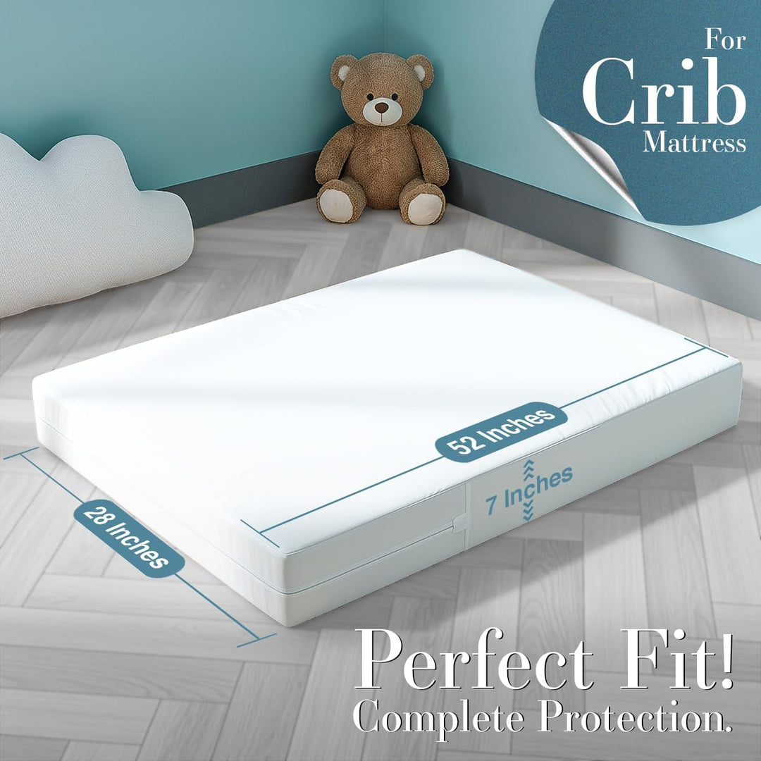 Utopia Bedding Matratzenschoner mit Reissverschluss, 100 % wasserdicht und bettwanzensicher, saugfäh