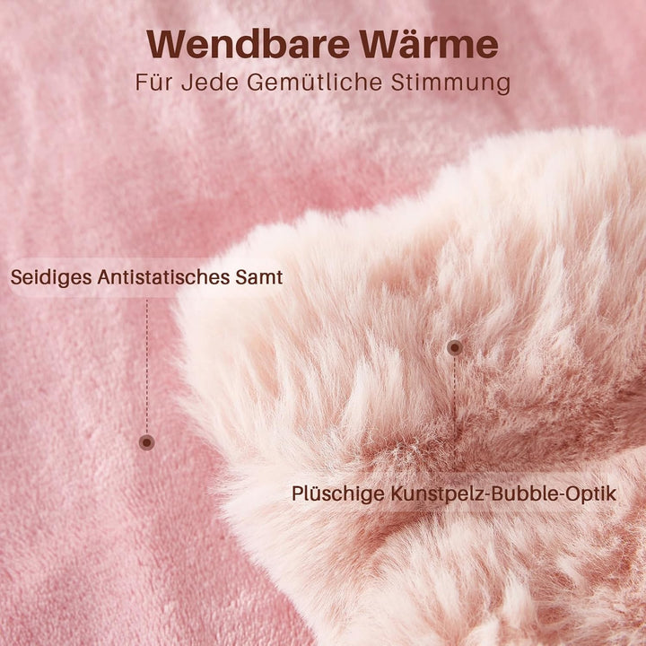 Kuscheldecke Kaninchen Plüsch Decke Super Soft Wohndecke Dick 1000 G/M² Flanell Decke Couchdecke War