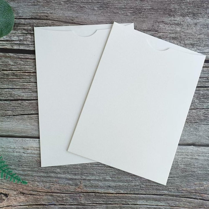 Elfenbeinfarbener Umschlag für Hochzeitskarten, 5x7 Zoll, 25 Stück, Elfenbein