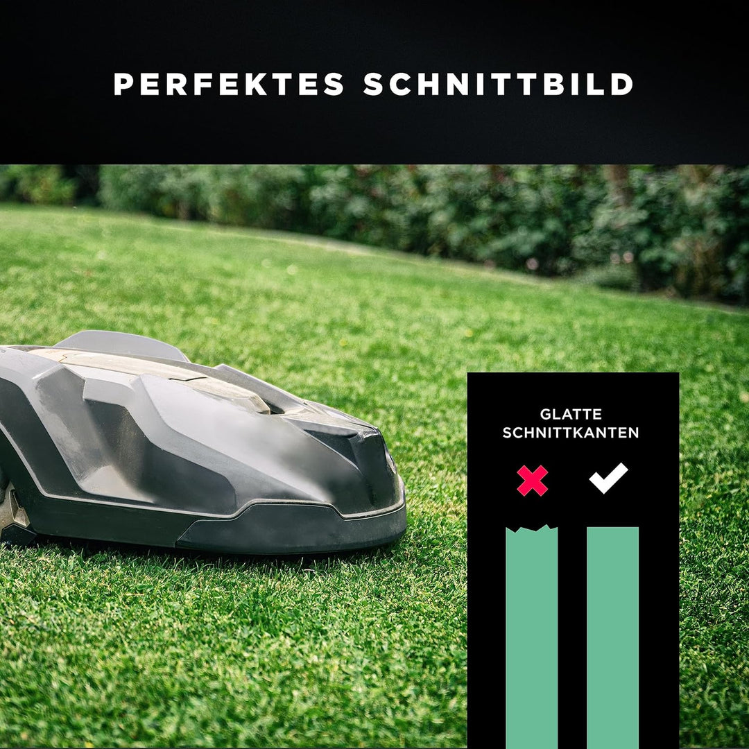 Hochwertige Ersatzmesser für Mähroboter - Kompatibel mit Husqvarna, Gardena, Yard Force mit innovati