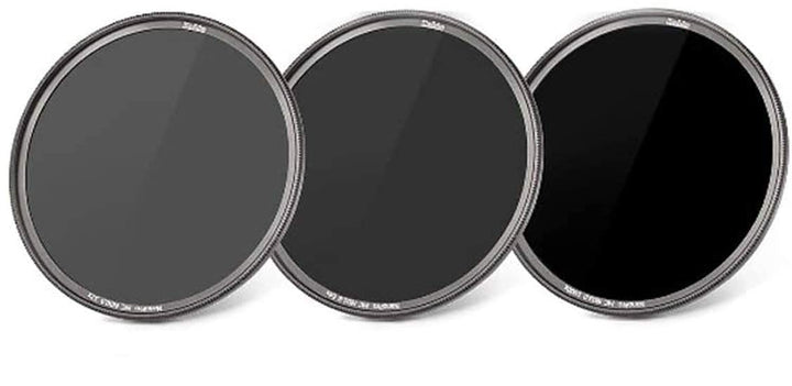 HAIDA Ultra Slim NanoPro MC ND Graufilterset 8X, 64x, 1000x - 77 mm, inkl. Stack Cap Filtercontainer