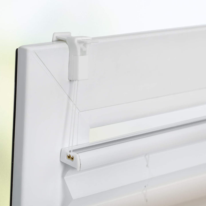 K-home Klemmfix-Plissee Farbverlauf Braun 80cm x 130cm (B x L) 80 x 130 cm Braun, 80 x 130 cm Braun