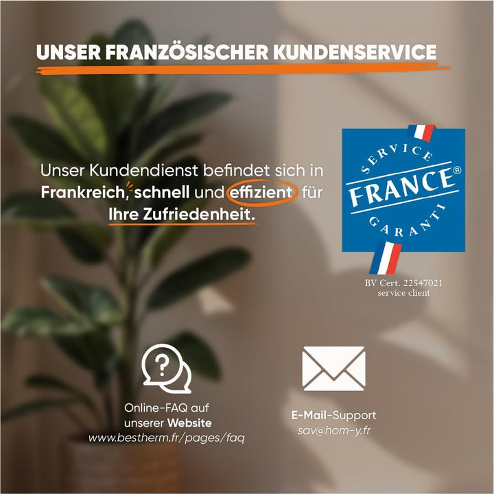BESTHERM Bestherm Lesso Connect Elektroheizkörper Heizung, WLAN, mit trockener Trägheit, Keramik, 15