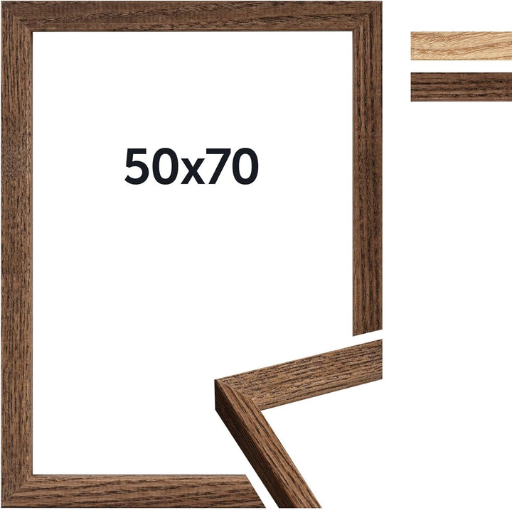 Dörr Eichenholzrahmen Oakwood Slim Dunkelbraun 50x70 50x70 Dark Brown, 50x70 Dark Brown
