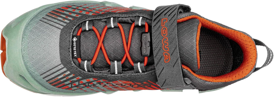 LOWA Halbschuh Merger GTX JUNIOR VCR LO 23 EU Arktis Flame, 23 EU Arktis Flame