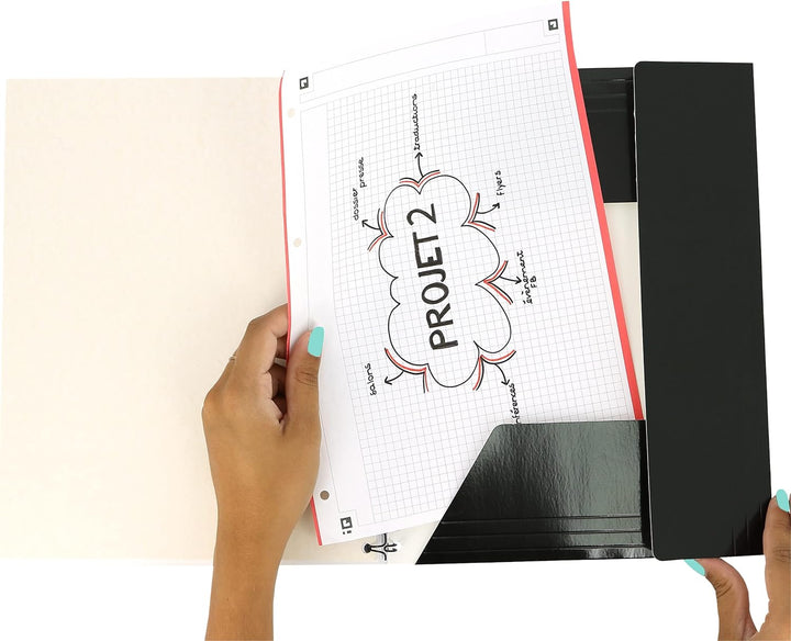 OXFORD Meetingbook Essentials, 5er Pack, DIN A4+, kariert, 90 Blatt, 4 Farben A4+, kariert Meetingbo