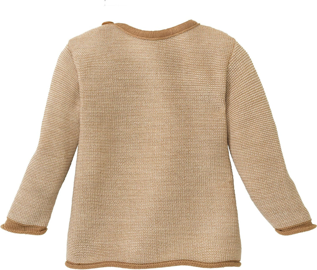Disana Melange-Pullover Baby &amp; Kleinkind - 100% Bio-Merino – atmungsaktiv &amp; warm - Unisex Gr. 50-104
