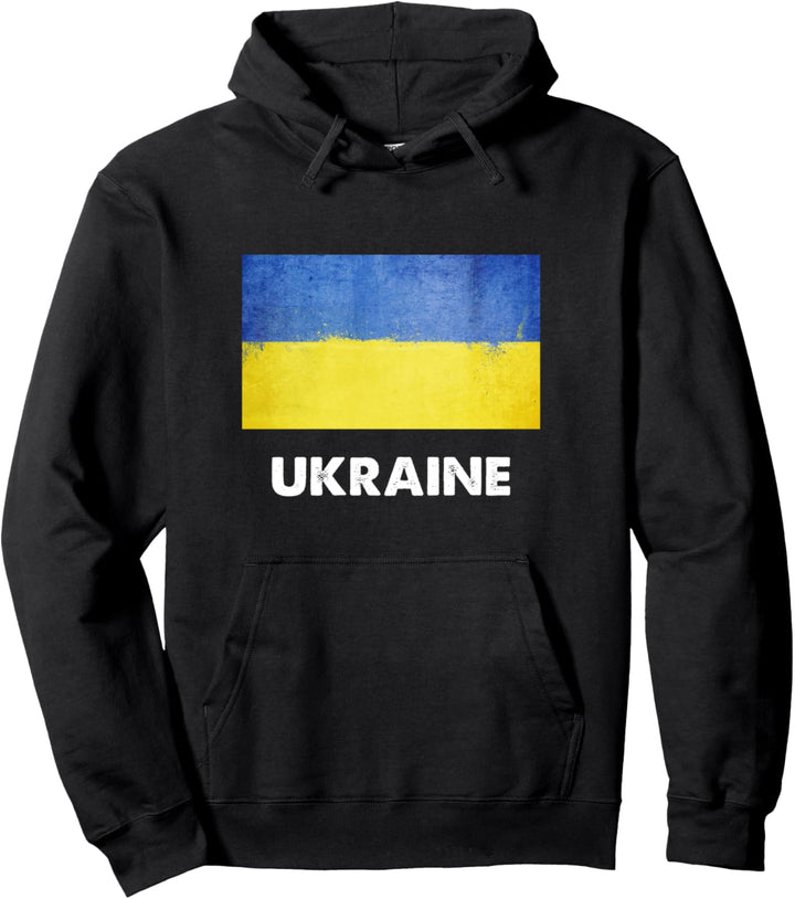 Ukrainische Ukraine Flagge Pullover Hoodie