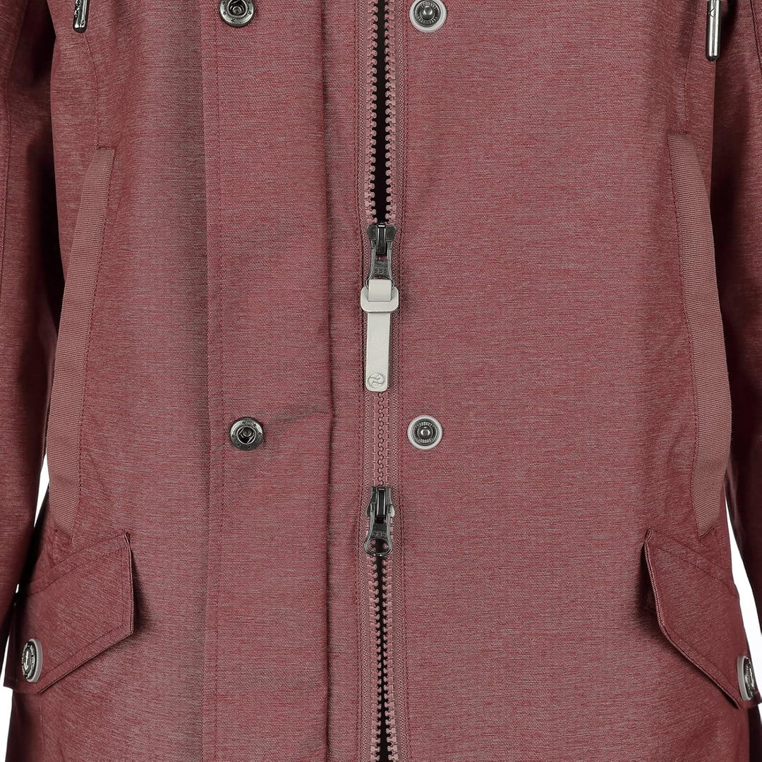 Dry Fashion Damen Funktionsmantel Bansin - Regen-Mantel Funktionsjacke Regenjacke wasserdicht winddi