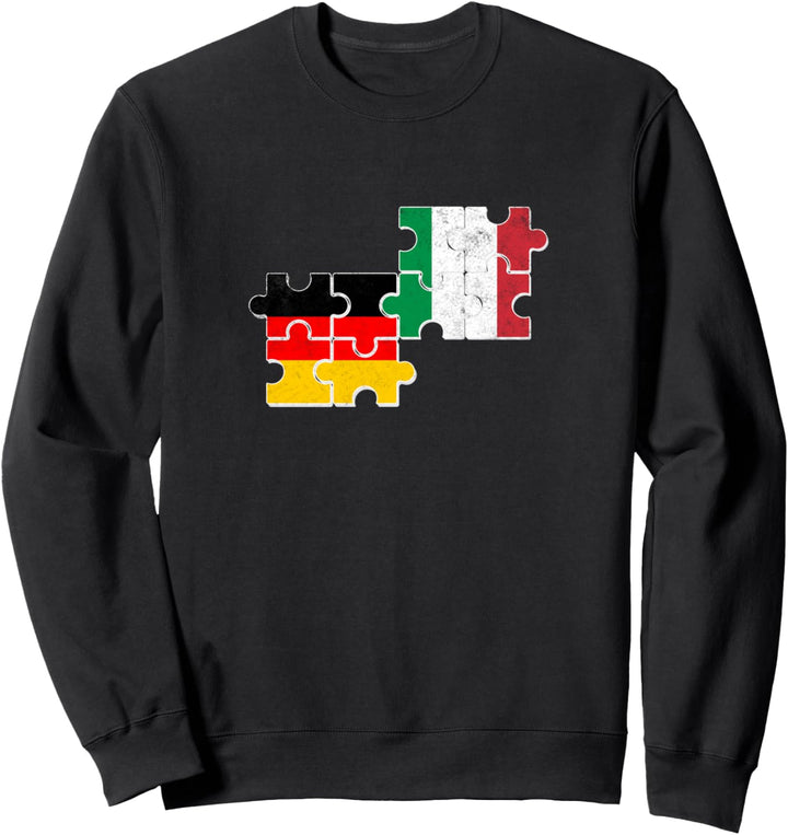 Italien Deutschland Flagge Deutsch Italiener Sweatshirt