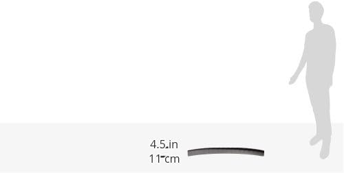 Schwarz Edelstahl Heckstossstangenschutz kompatibel mit Audi A4 B9 Allroad 2016-2019 & FL 2019- 'Rib