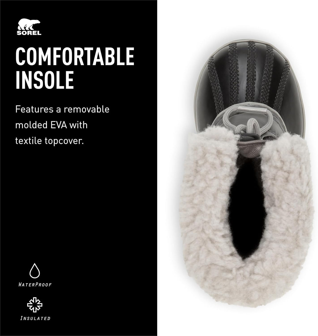 Sorel Yoot PAC Nylon Waterproof wasserdichte Winterstiefel für Kinder, Lila (Purple Dahlia x Foxglov