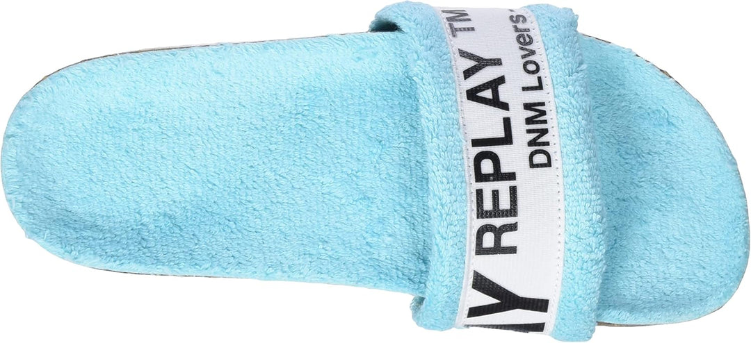 Replay Mädchen Italy-Birky Mesh Hausschuh 34 EU 1448 Turquoise, 34 EU 1448 Turquoise