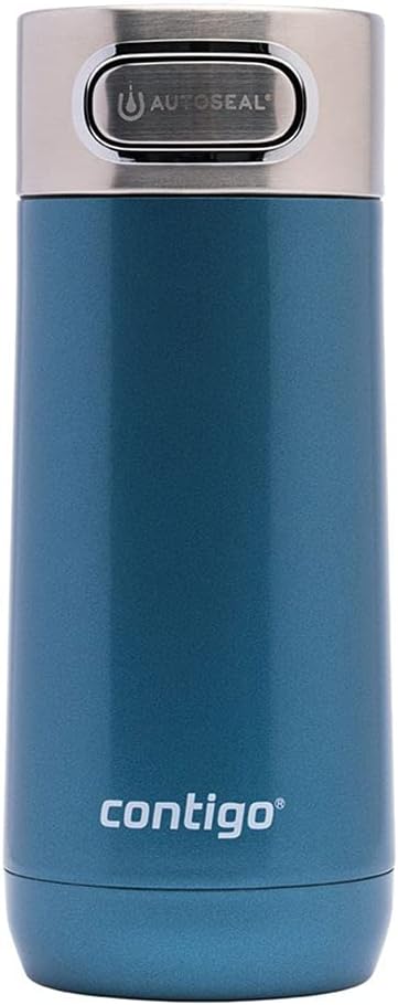 Contigo Luxe Autoseal Thermobecher, Edelstahl-Reisebecher, Isolierflasche, auslaufsicher, Kaffebeche