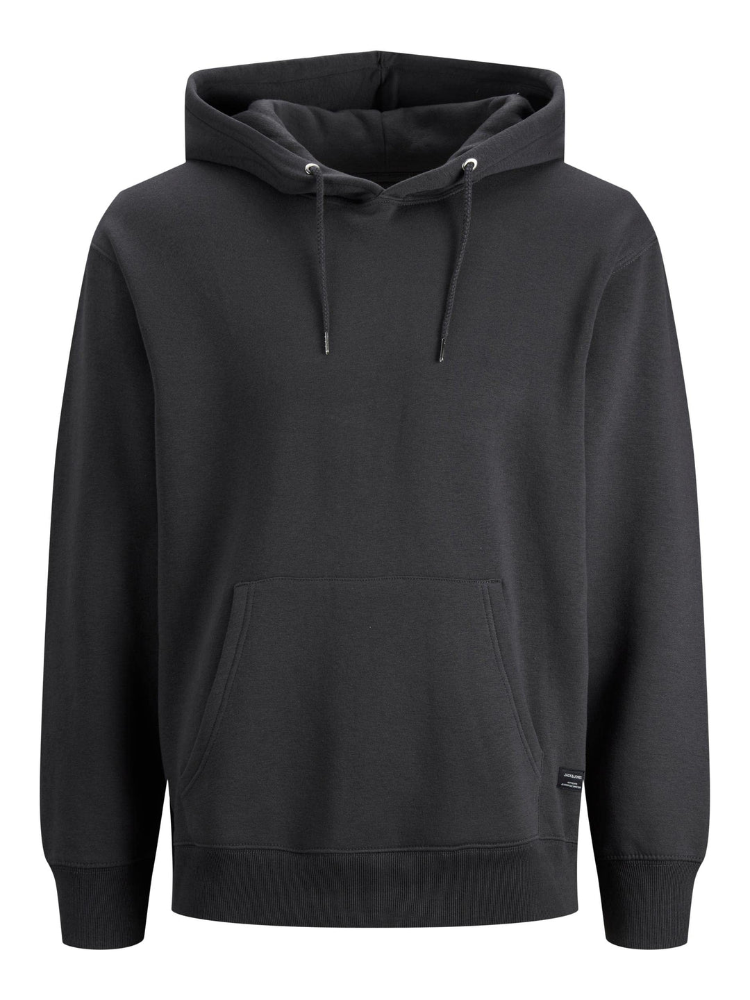 JACK & JONES Herren Basic Hoodie Soft Sweat Hood Jumper Kapuzen Pullover, XS Grau (Asphalt/Reg)