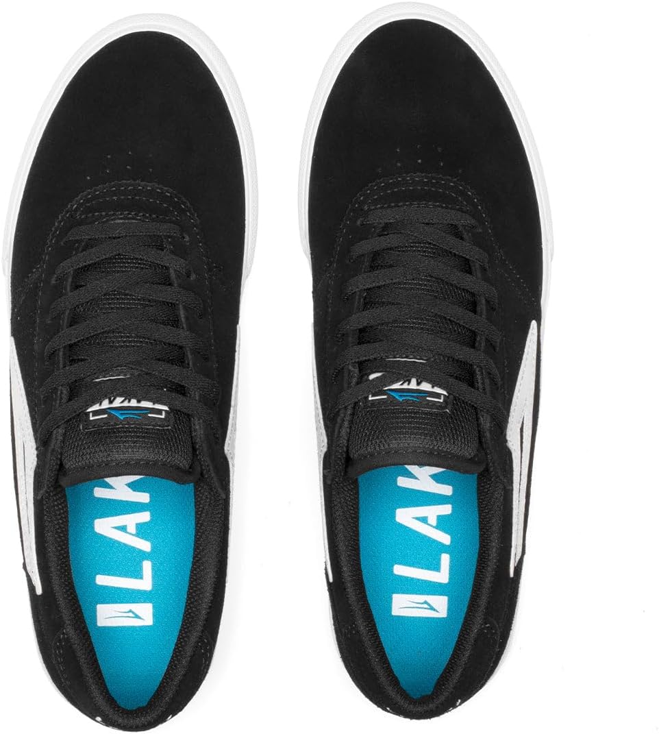 Lakai Limited Footwear Mens Manchester Skate-Schuh 39.5 EU Schwarzes Wildleder, 39.5 EU Schwarzes Wi