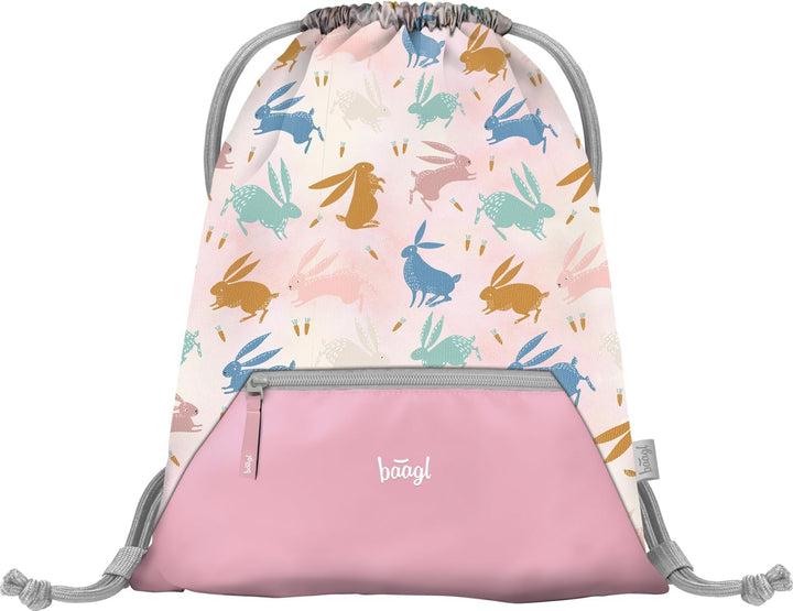 Baagl Schulranzen Jungen Mädchen Set 5 Teilig (Zippy Schultasche für 1. Klasse, Mäppchen, Turnbeutel