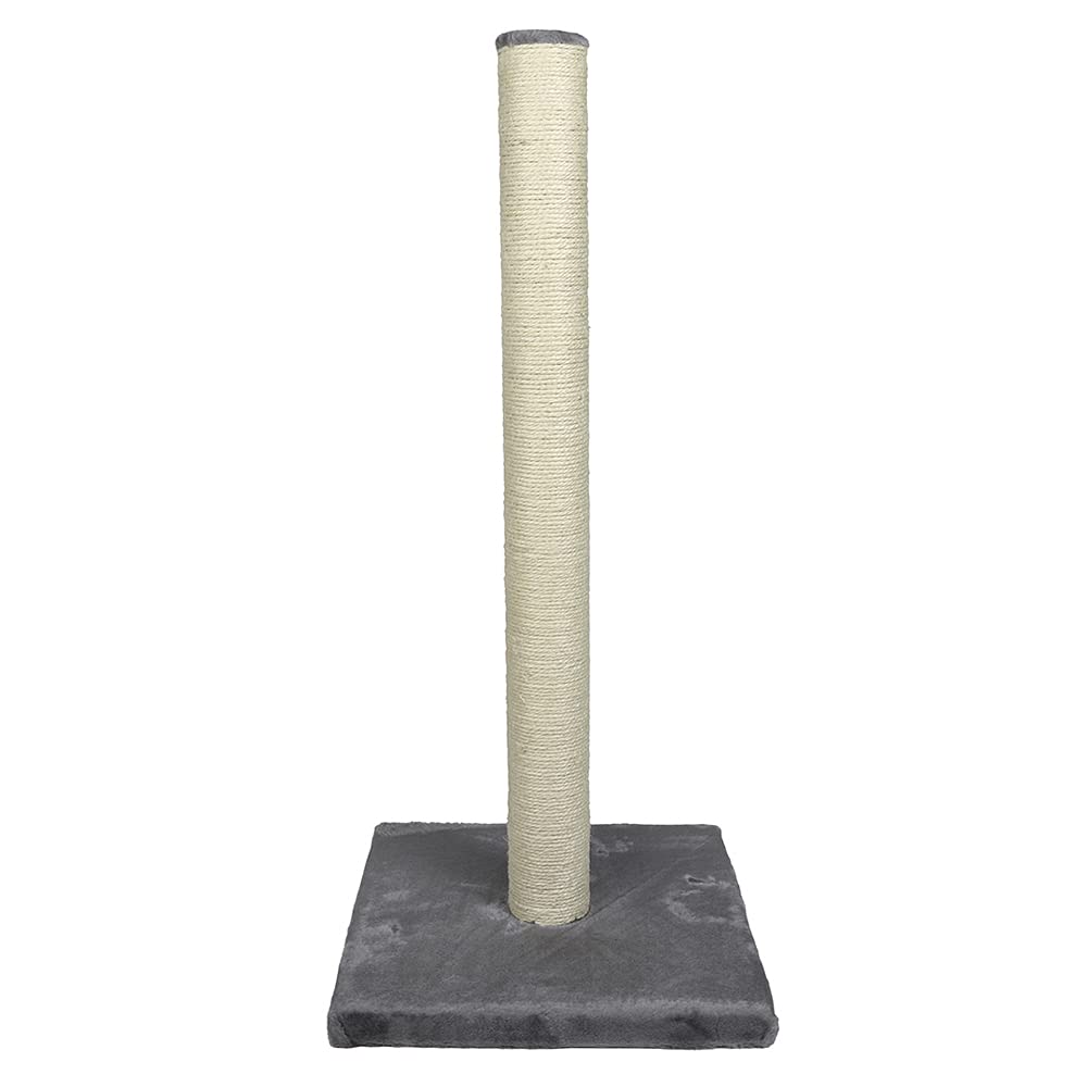 Europet Bernina 431-408667 Classic-Eco Katzenkratzbaum Highpost, 40 x 40 x 90 cm, Farbe grau