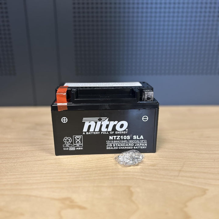 NITRO YTZ10S -N- Batteries, Schwarz (Preis inkl. EUR 7,50 Pfand)