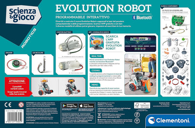 Clementoni - 19305 - Wissenschafts- und Spielrobotik - Evolution Roboter 2.0 - Roboter zum Bauen und