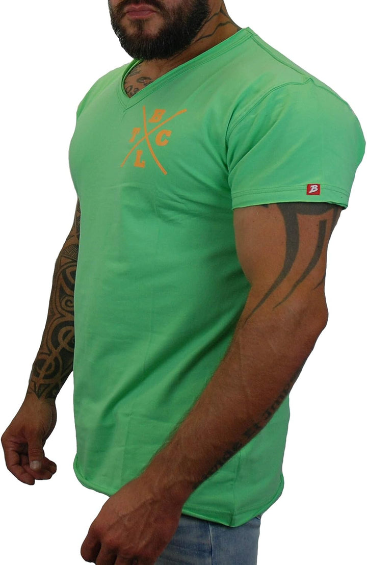 Brachial Premium Herren T-Shirt Move Slim-Fit - für Freizeit Bodybuilding Workout Gym Kraftsport Fit