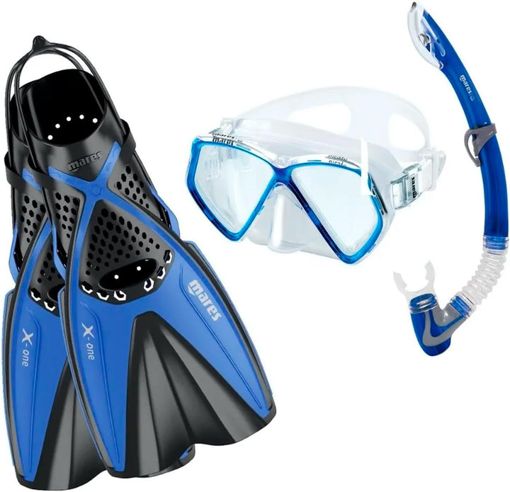 Mares Jungen Set X-one Pirate Schnorchel S Blau, S Blau