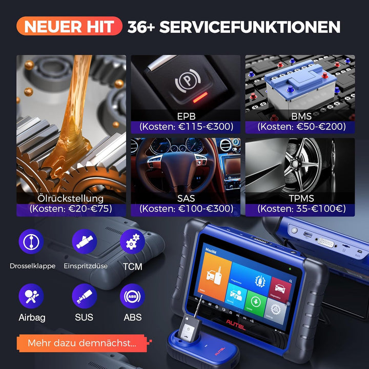 Autel MaxiIM IM508 Scanner [2 Jahres Update] Schlüssel Programmierwerkzeug mit XP200 Programmierer,