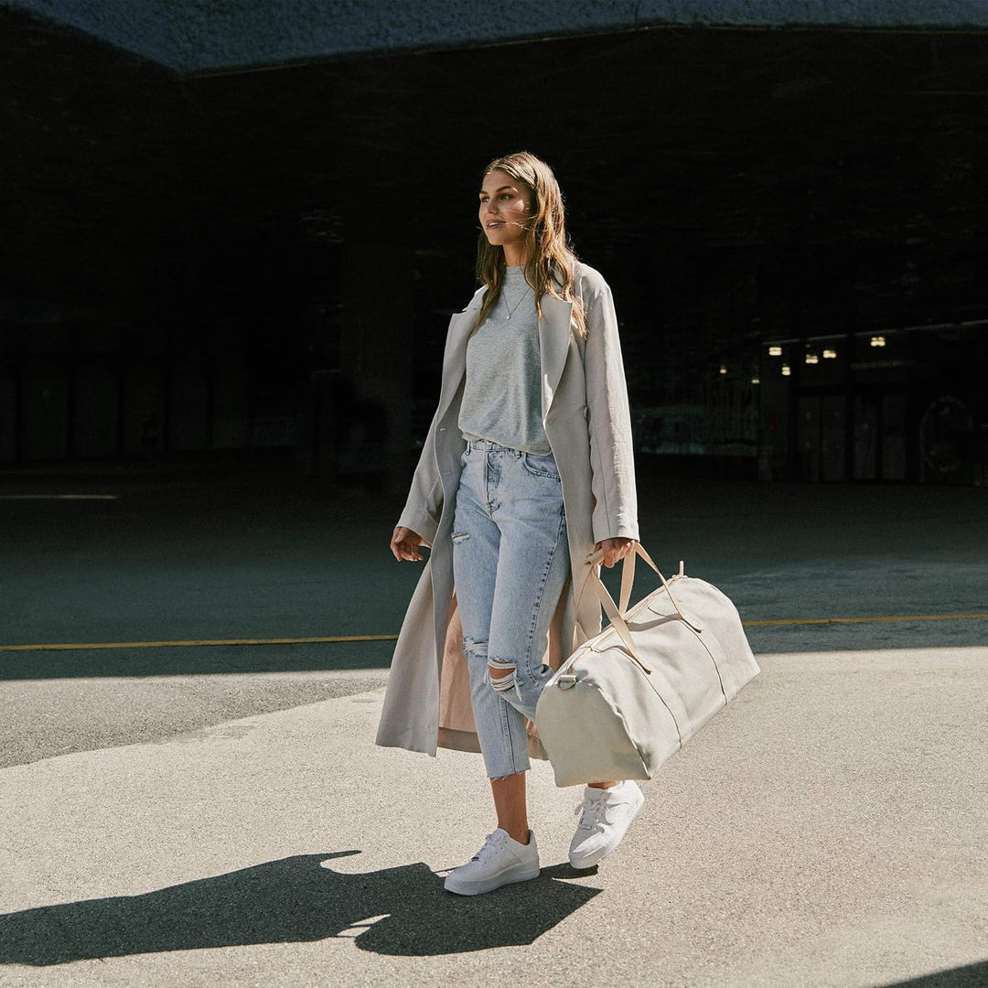 SOULEWAY Canvas Weekender - Reise-Tasche - Sport-Tasche - Handmade in Germany - Handgepäck - Wassera