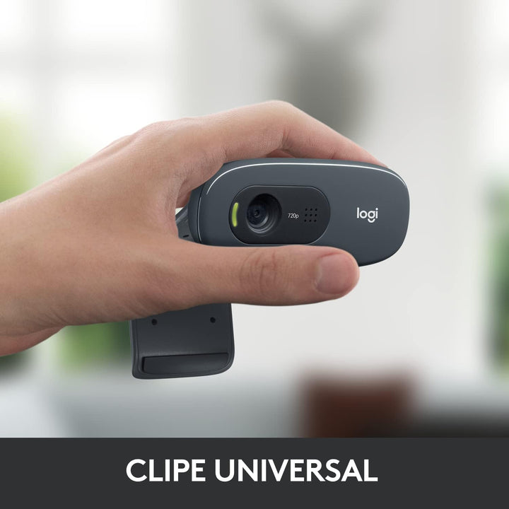 Logitech C270 Webcam (720p Videoqualität) schwarz