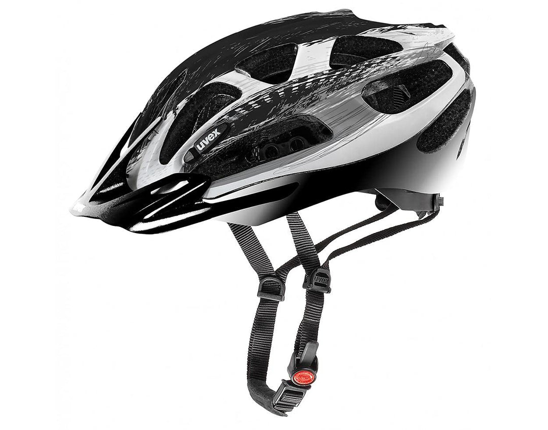 Uvex Supersonic Mountainbike Helm - Silver-Black silver black 52-57 cm, silver black 52-57 cm