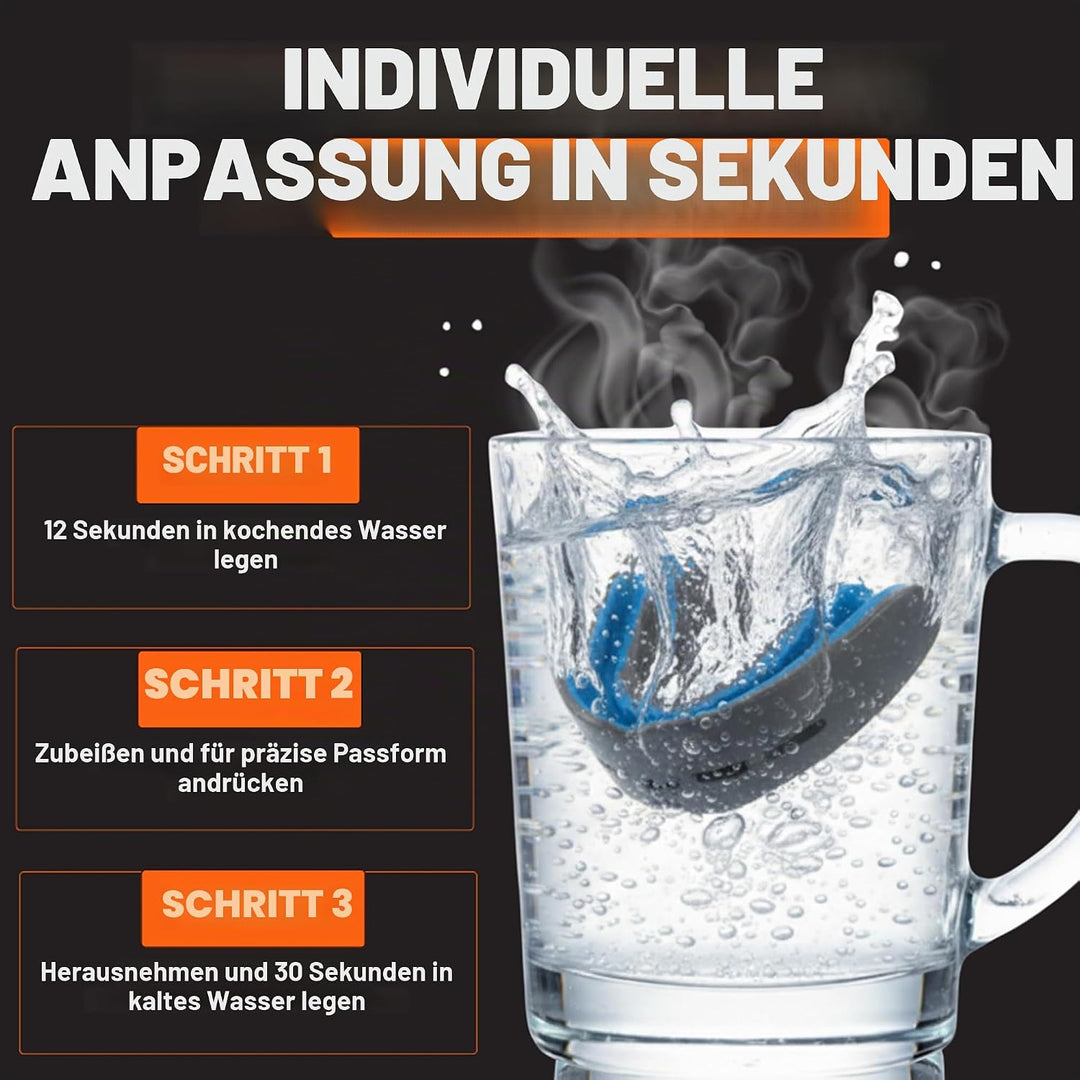 Shock Doctor Nano Double Mundschutz Double Zahnschutz Weiss, Double Zahnschutz Weiss