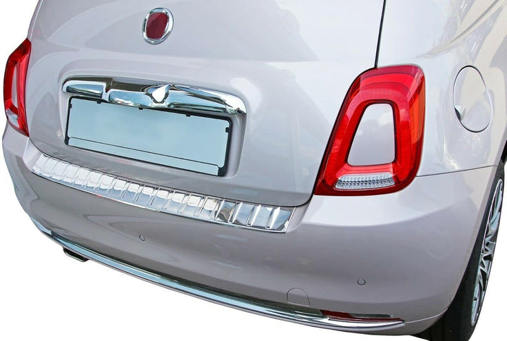 Ladekantenschutz Edelstahl CHROM kompatibel für FIAT 500 FACELIFT | 500C CABRIO 2016-2020 | premium