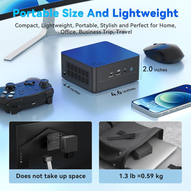 Intel NUC 13 PRO NUC13ANHi5 Arena Canyon, 16 GB RAM 512 GB SSD, Intel Core i5-1340P, Win 11 Pro Mini