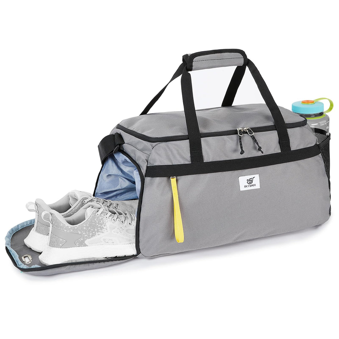 SKYSPER 35L Sporttasche & Reisetasche für Damen Und Herren - mit Schuhfach & Nassfach, Gym Bag & Tra