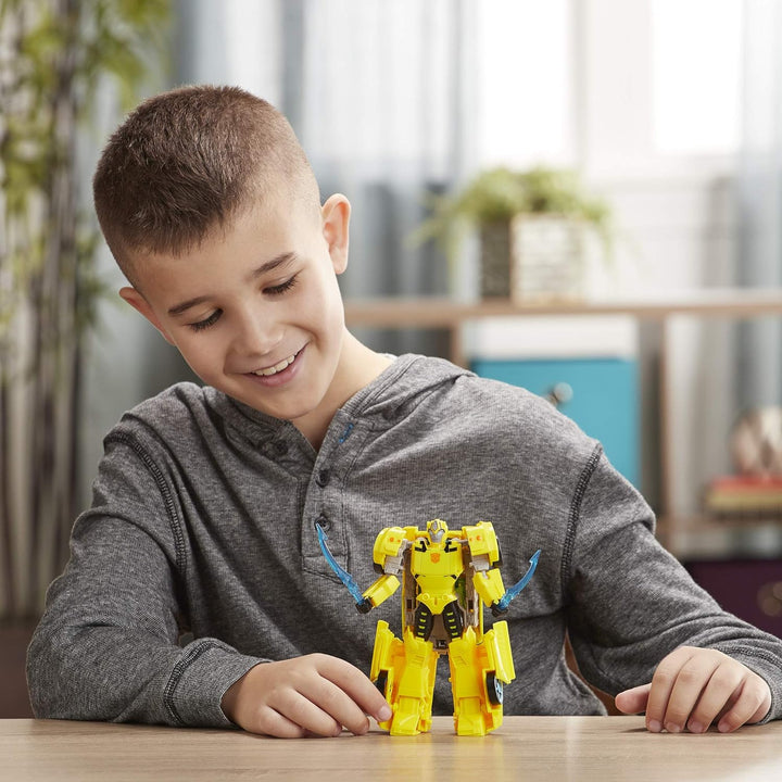 Transformers Cyberverse Ultra-Klasse Bumblebee Action-Figur, lässt Sich für mehr Power mit der Energ
