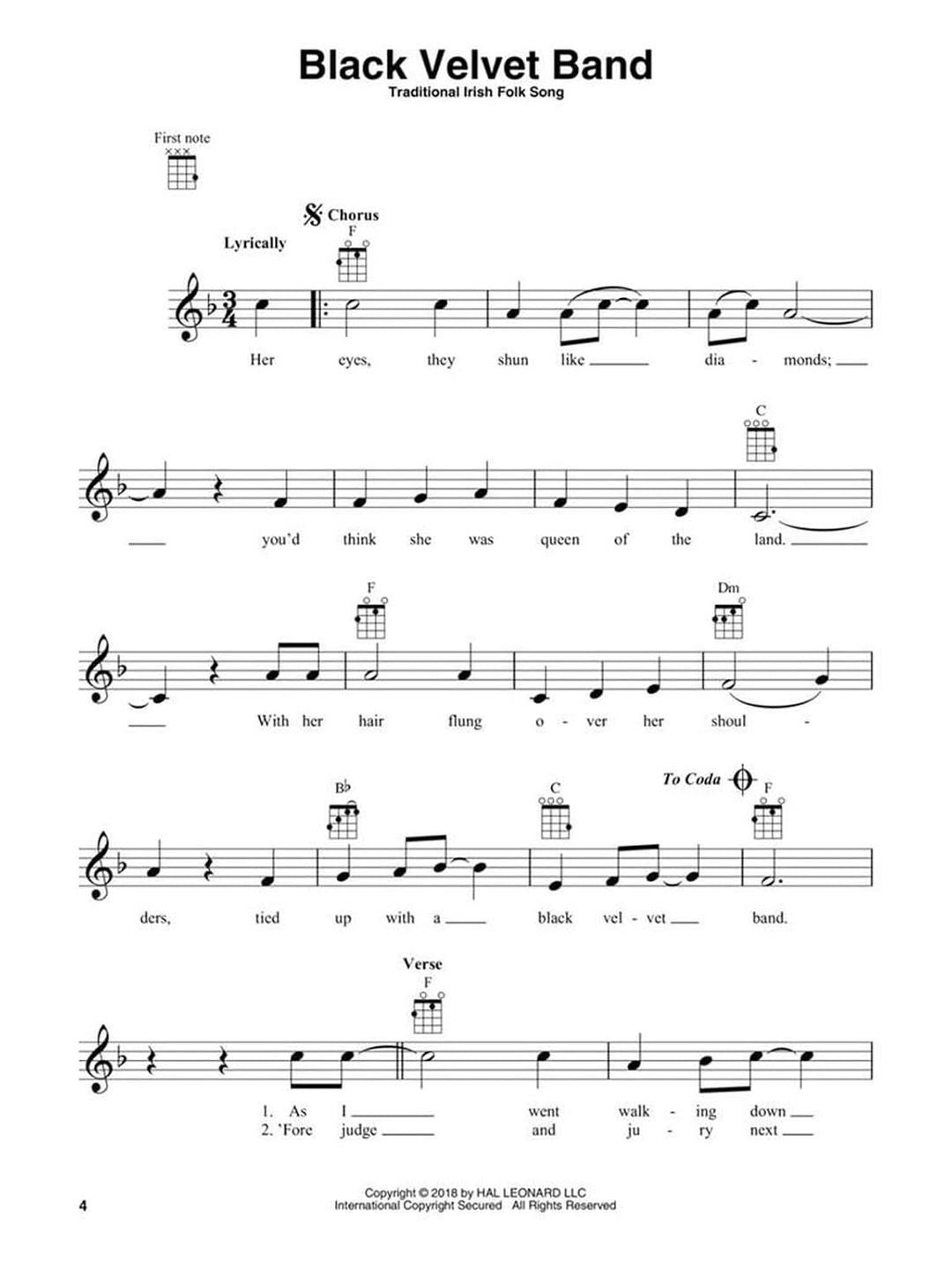Irish Ukulele Songbook: 30 Favorites To Strum &amp; Sing, Taschenbuch