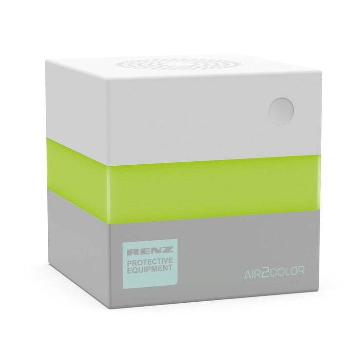 Renz AIR2COLOR; CO2-Ampel, CO2-Messgerät, Made in Germany mit hochwertigem NDIR-Sensor, 10 x 10 x 1