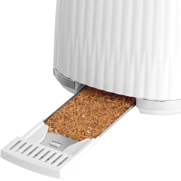 Russell Hobbs Toaster [für 2 Scheiben] Eden (6 Bräunungsstufen, Hebefunktion, Auftau-, Aufwärm- & St