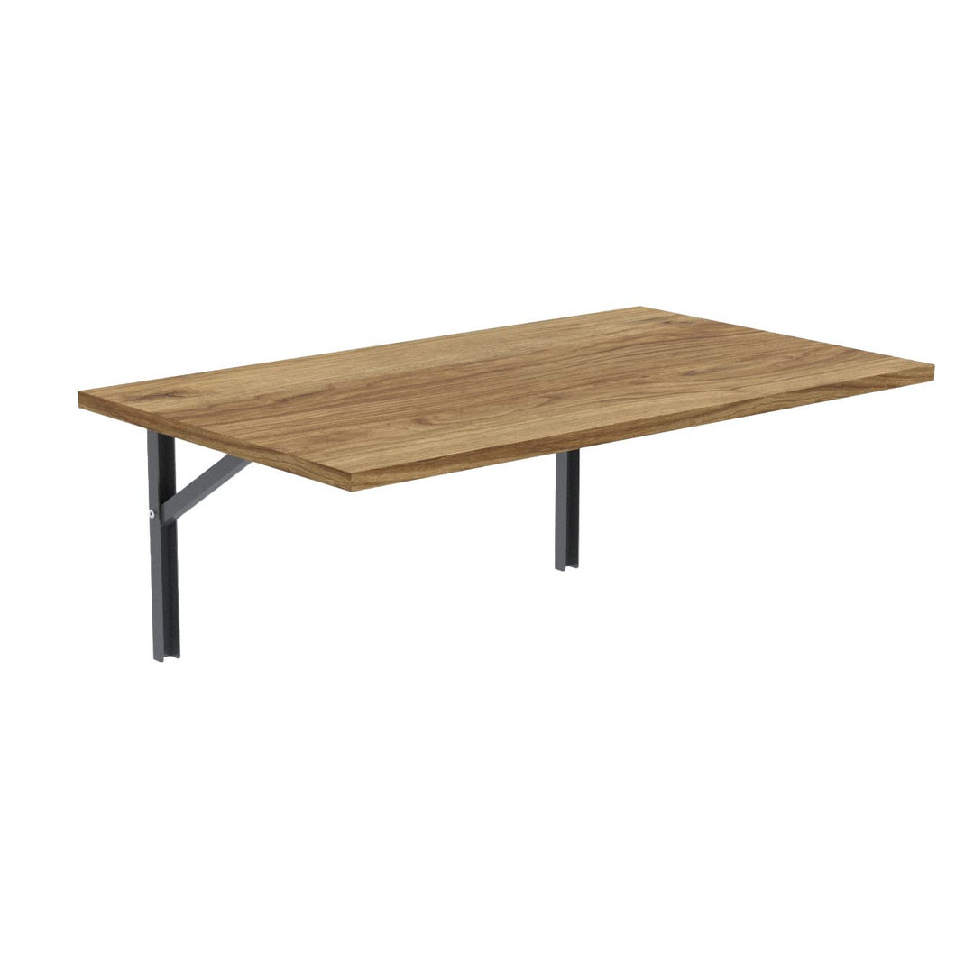 AKKE Klapptisch Wandklapptisch Esstisch - Klappbar Faltbar Platzsparend - Rechteckig - 80cm x 60cm -