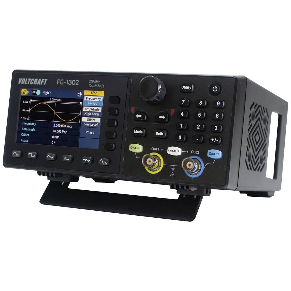 VOLTCRAFT FG-1302 Funktionsgenerator netzbetrieben 1 µHz - 30 MHz 2-Kanal Arbiträr