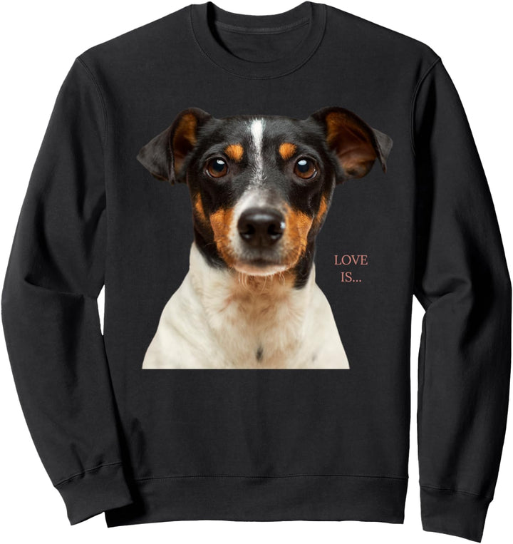 Jack Russell Terrier Shirt Mama Papa Damen Herren Kinder Love Dog Sweatshirt