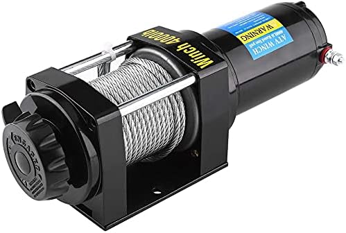12V Elektrische Seilwinde mit Funkfernbedienung, Motorwinde Flaschenzug Hebezug, Elektrische Seilzug