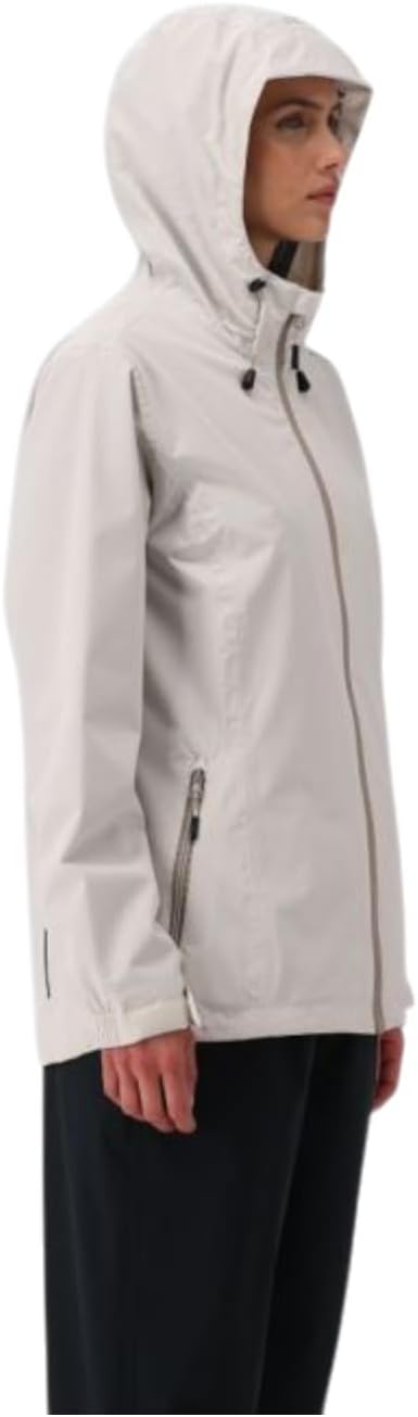 CMP Damen Regenjacke Woman Rain Jacket Fix Hood 36 A238 Vanille, 36 A238 Vanille