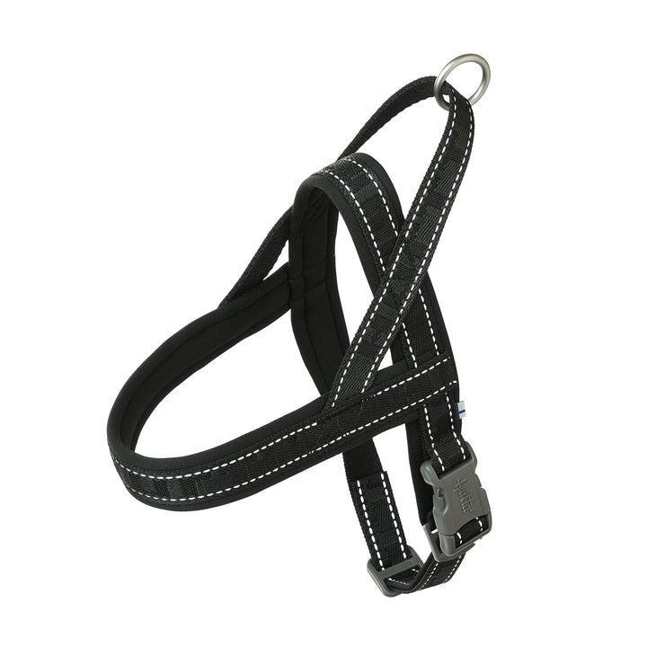 Hurtta Casual Hundegeschirr ECO (Schwarz, 90-100cm) 90-100cm Schwarz, 90-100cm Schwarz