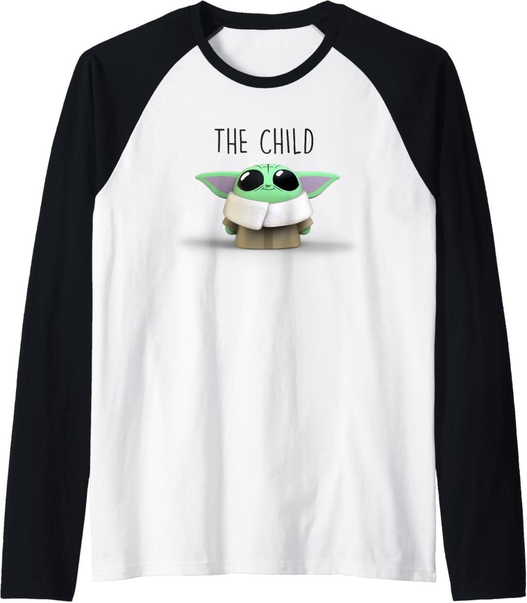 Star Wars The Mandalorian The Child Emoticon Raglan
