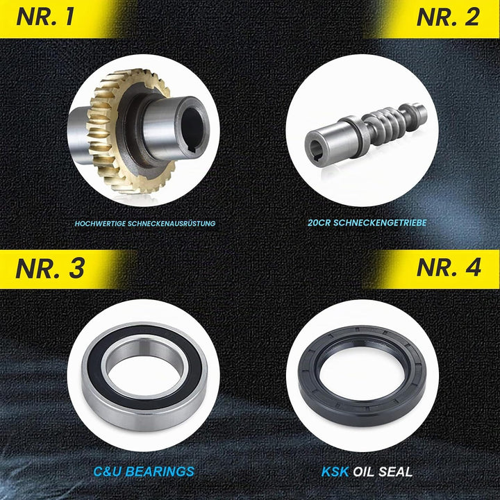 RATTMMOTOR Schneckengetriebe NMRV030,Hohe Drehmoment Schneckengetriebe,Worm gearbox,getriebe 20:1 Ei