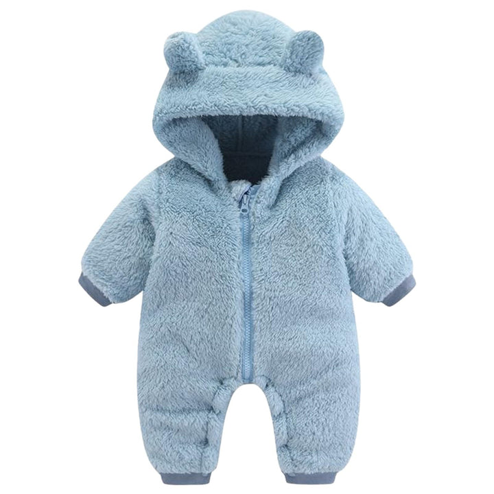 Baby Fleece Overall Winter 0-3 Monate Schwarz Strampler 56-62 Neugeborene Winterkleidung 1 Jahr Jump